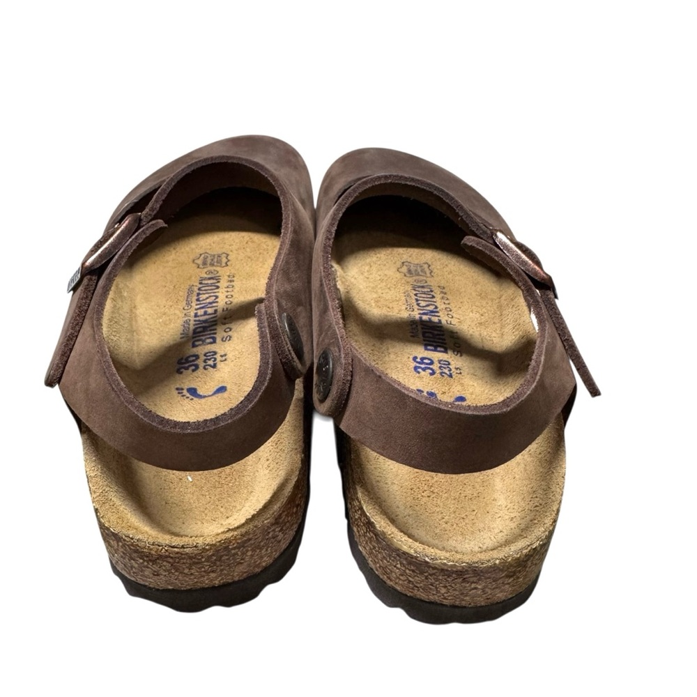 Birkenstock Messina Leather Sandals Women Size 36 Discontinued RARE Brown 5/6 - Picture 4 of 8